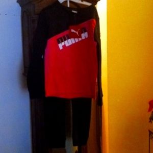 2 piece sweat suit girls size 6